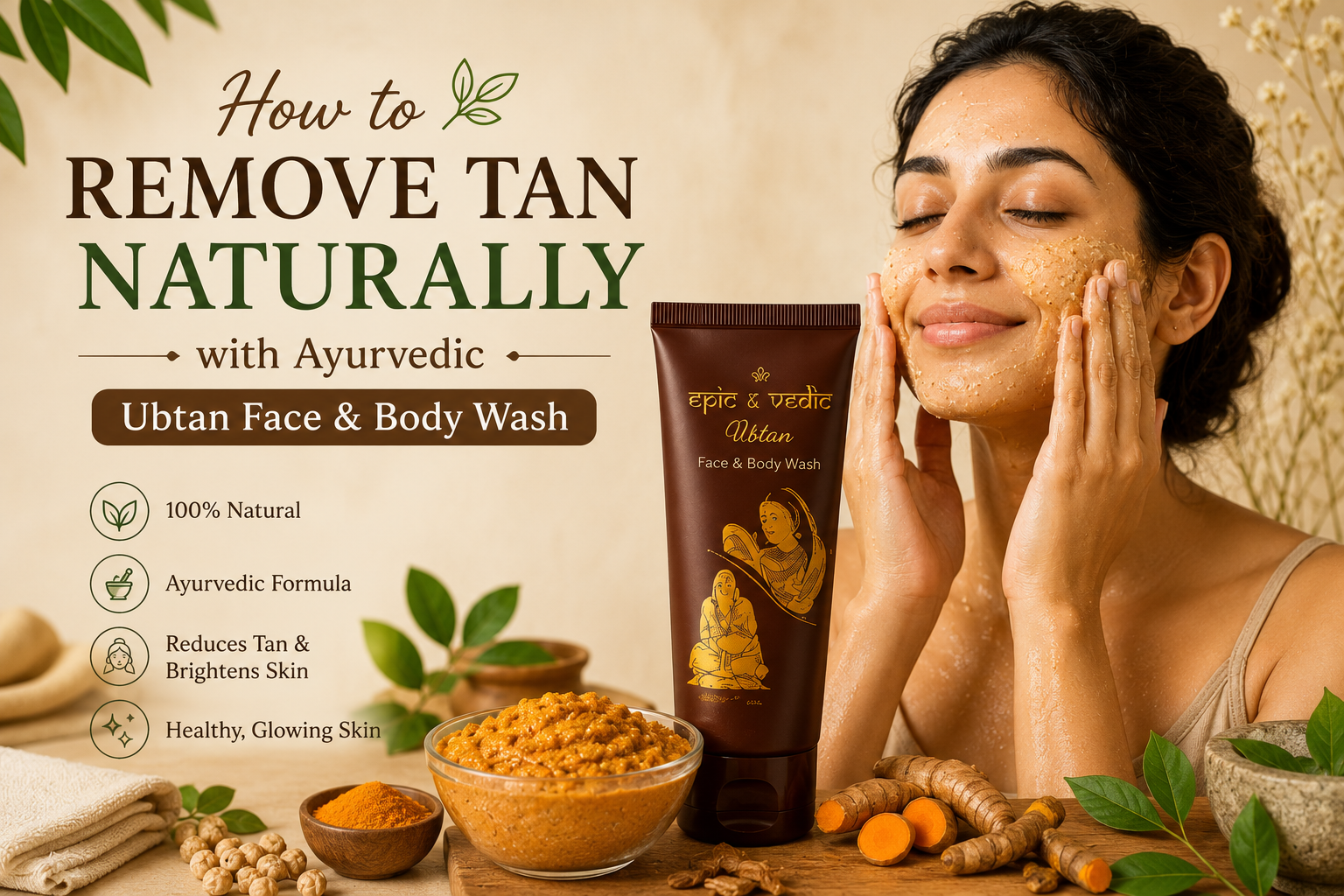 Ayurvedic Ubtan Face & Body Wash