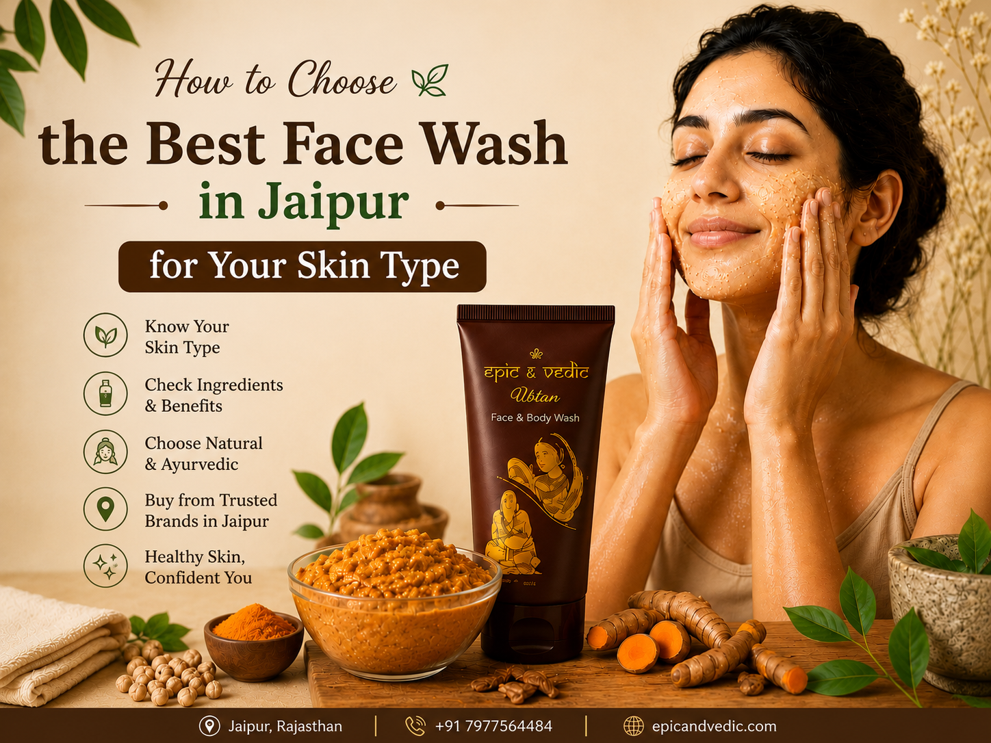 How to Choose the Best Face Wash in Jaipur for Your Skin Type